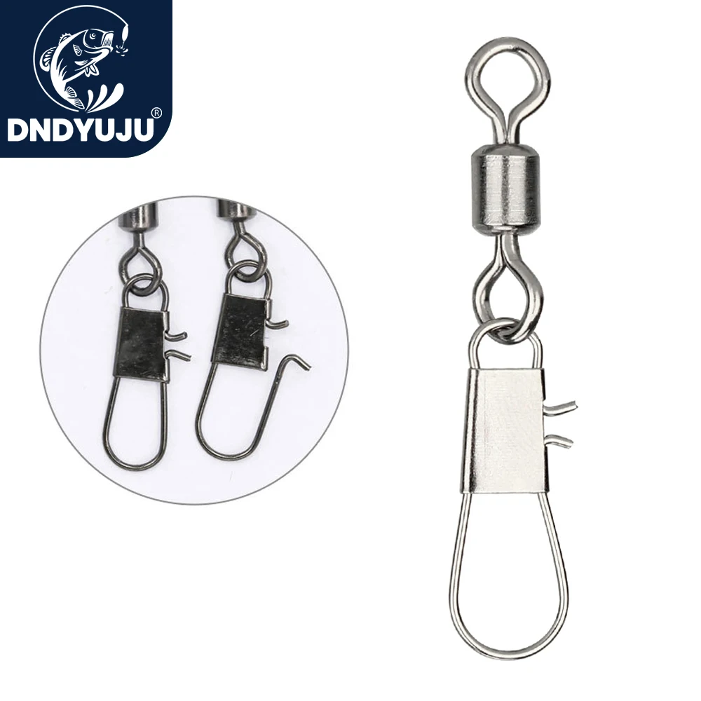 Fishing Equipment Used - DNDYUJU 50 sztuk złącze wędkarskie krętlik