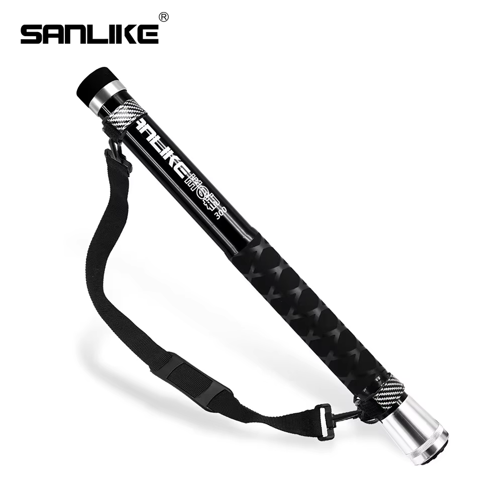 Landing Net Telescopic - SANLIKE 3m czarna teleskopowa sieć wędkarska