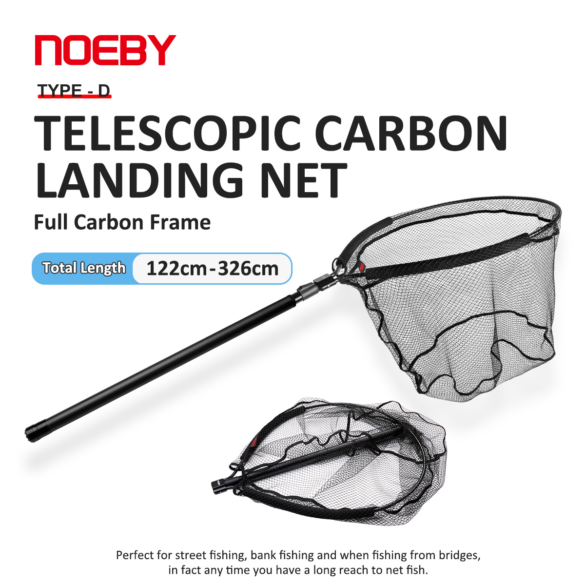 Siatka do podbierania ryb NOEB – Landing Net Telescopic recenzja i cena