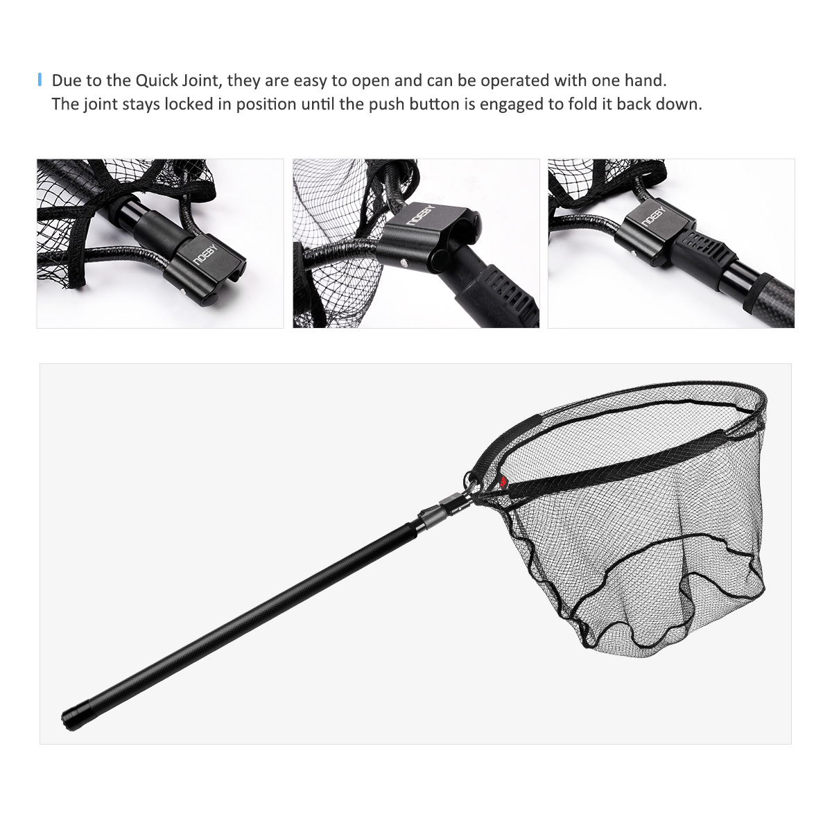 Siatka do podbierania ryb NOEB – Landing Net Telescopic recenzja i cena