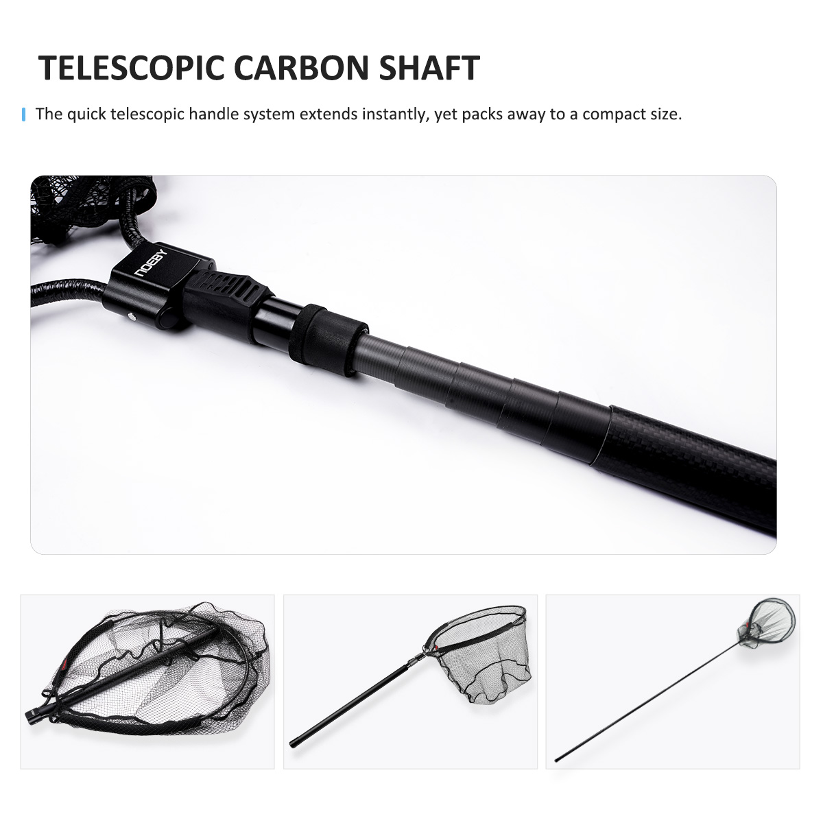 Siatka do podbierania ryb NOEB – Landing Net Telescopic recenzja i cena