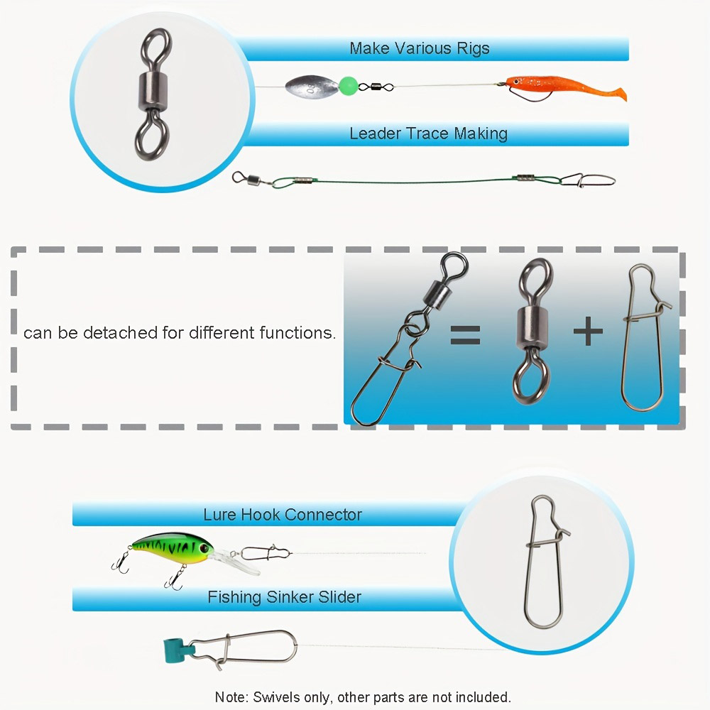 Zestaw 95/210 szt. łączników w – Fishing Equipment Used recenzja i cena