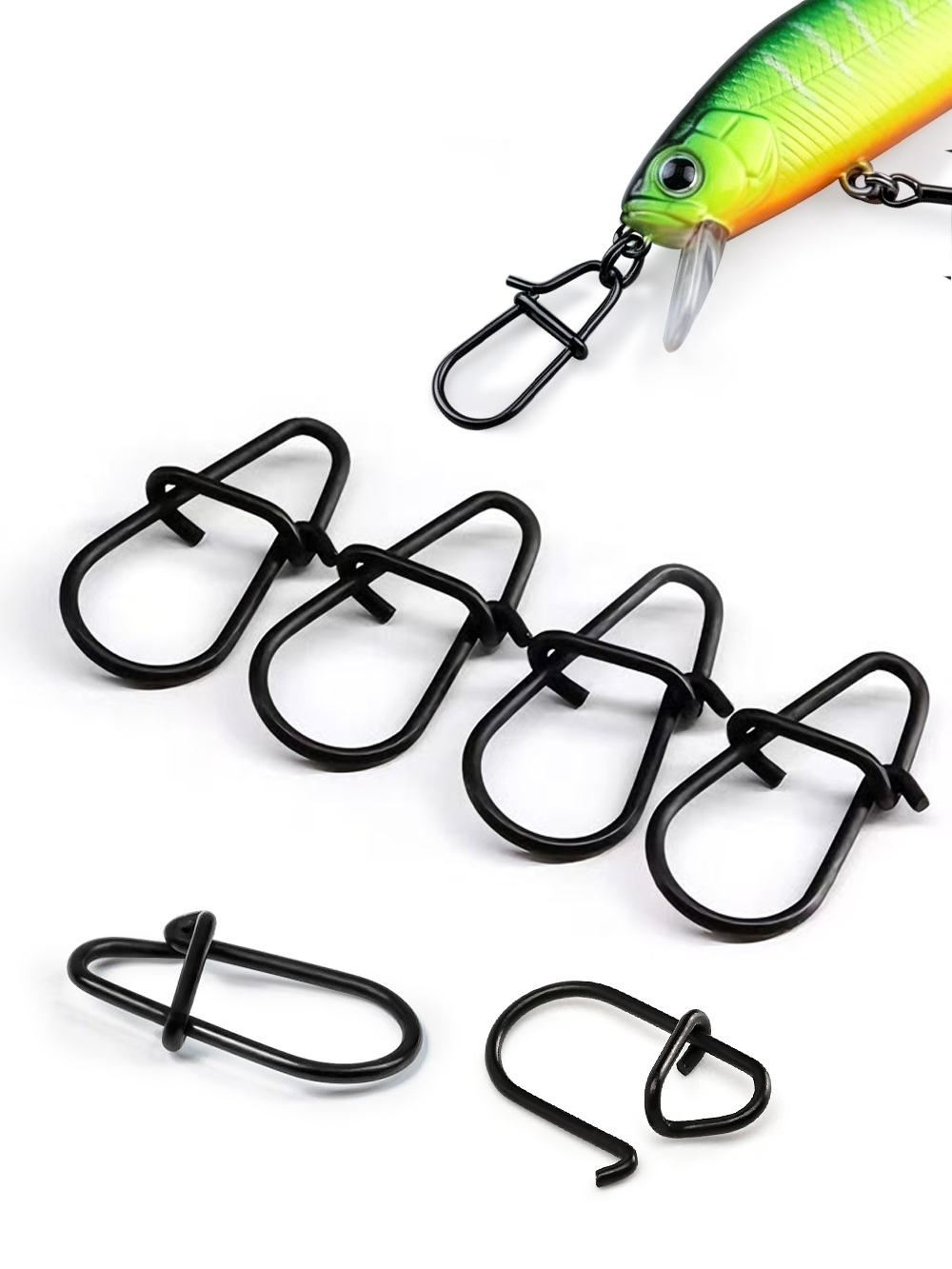 GOBAIT 100 szt. Czarne nierdze – Fishing Equipment Used recenzja i cena