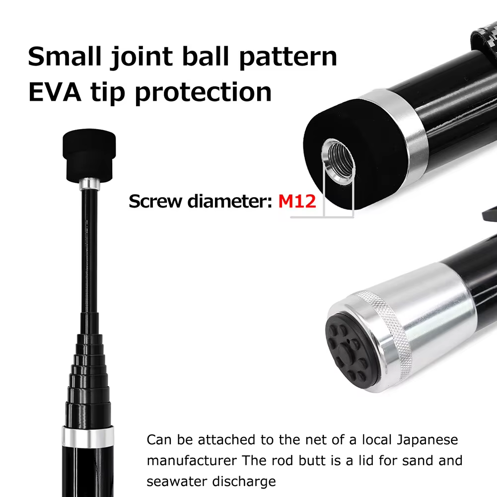 SANLIKE 3m czarna teleskopowa  – Landing Net Telescopic recenzja i cena